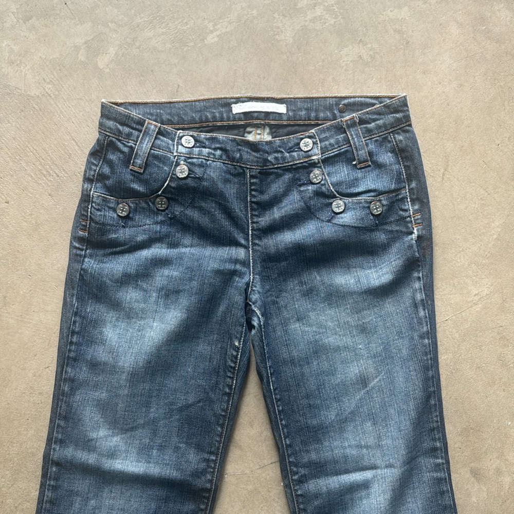 Freedom of Choice Distressed Jeans - Sailor,
Mariner Panel, Ponte Buttons (28)